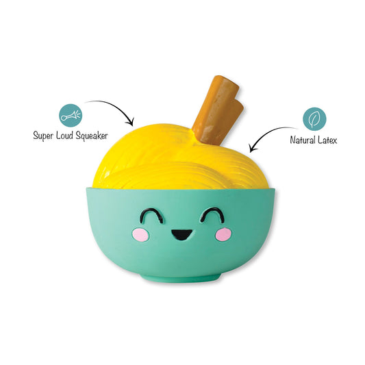 Latex Rice Bowl Dog Toy