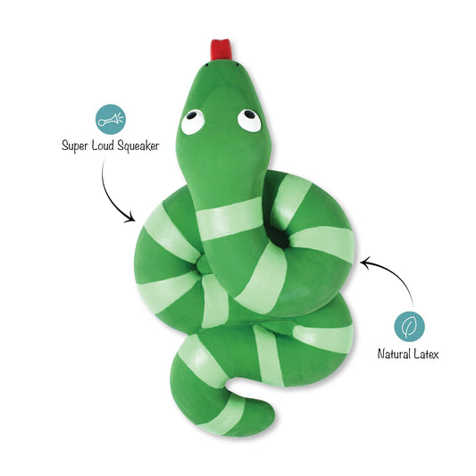 Latex Snake Dog Toy