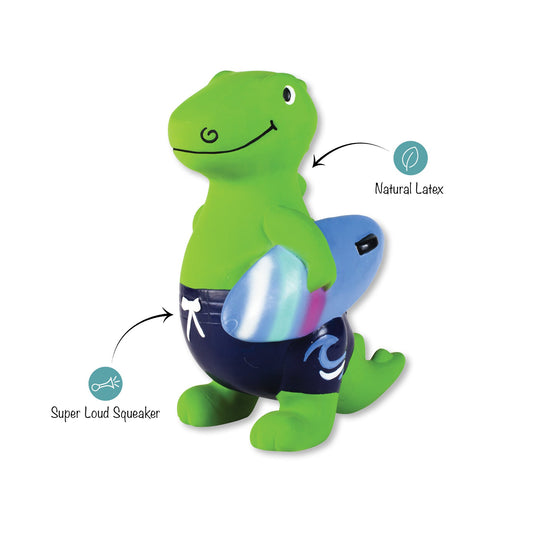 Latex Standing Dinosaur Dog Toy