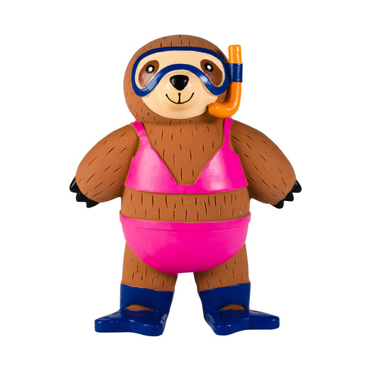 EAT, SLEEP, SNORKEL LATEX DOG TOY