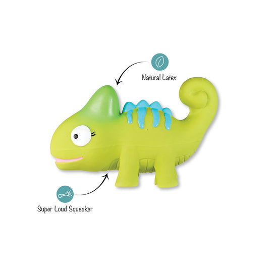 Latex Green Dinosaur Dog Toy