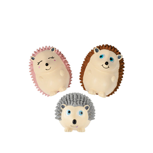 Mini hedgehog latex toy set of 3
