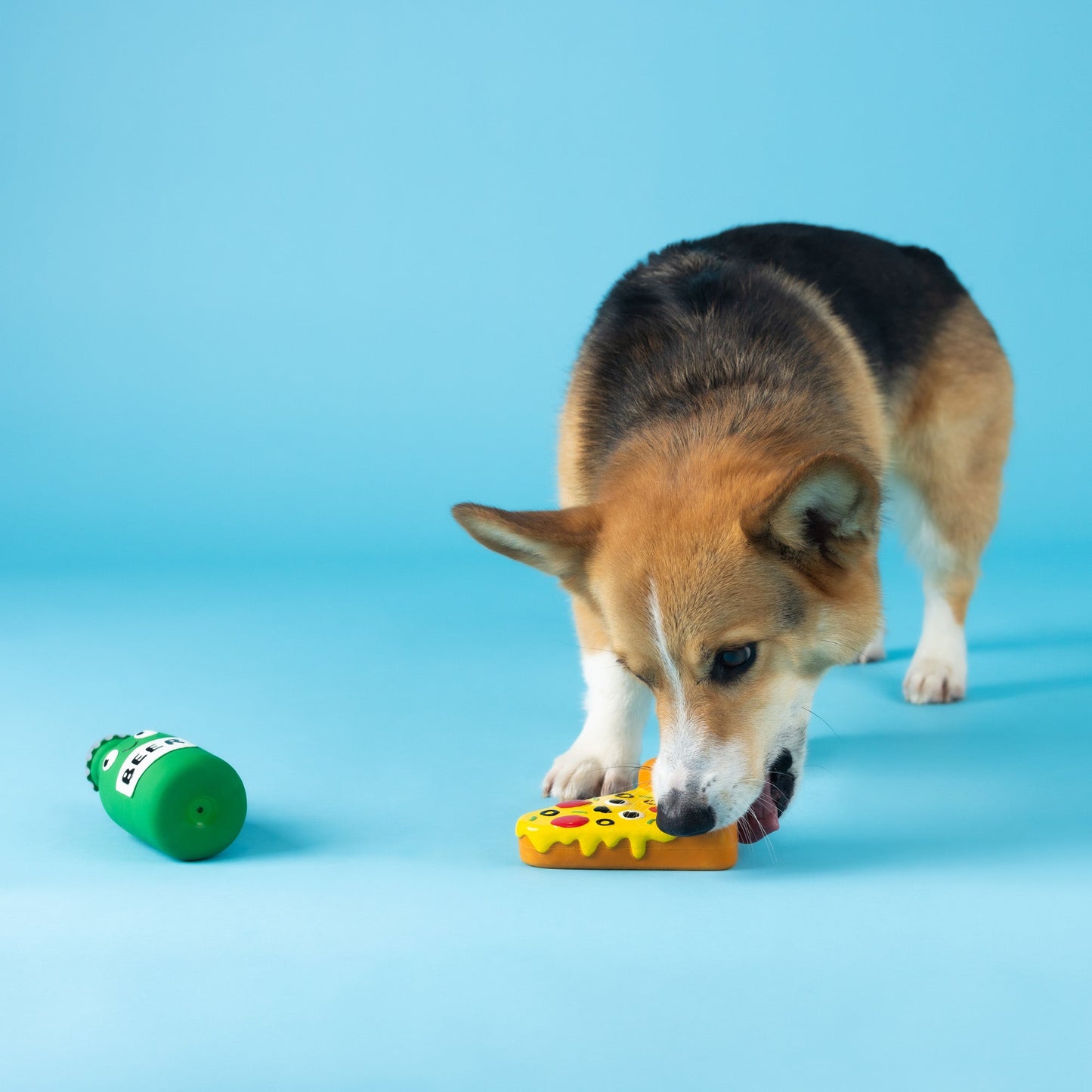 Latex Pizza Dog Toy2