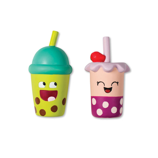 Latex milk tea set dog toy