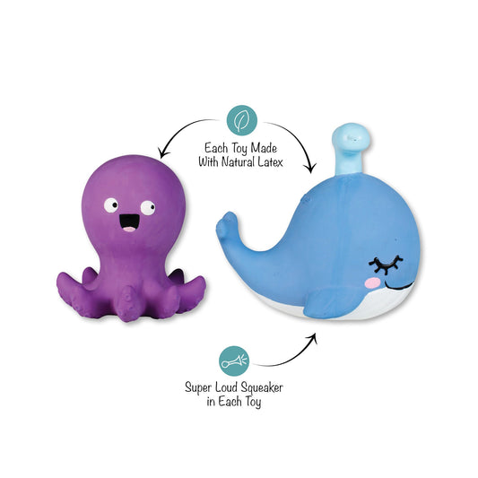 Latex Ocean Dog Toy