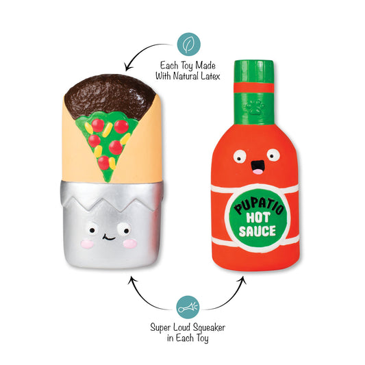 Latex Chicken Roll Dog Toy